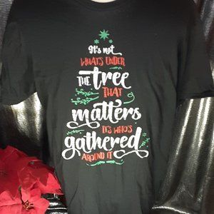 Christmas Holiday T-shirt "Under the Tree Matters" [Various Sizes] New with Tags